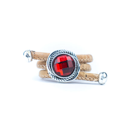 Portuguese Handmade Cork Rings – 5 Colors Set (10 pcs) RW-030-MIX-10