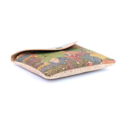 Cork Coin Purse | Set of 5 — Natural Cork Mini Wallet BAGP-306