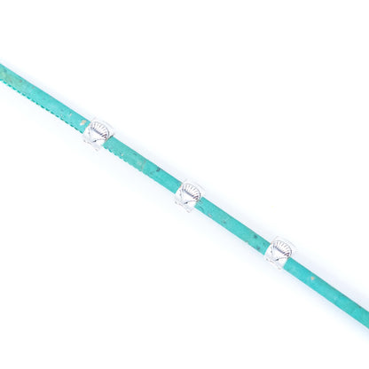 3mm Blue Round Cork Cord COR-647 (10 meters)