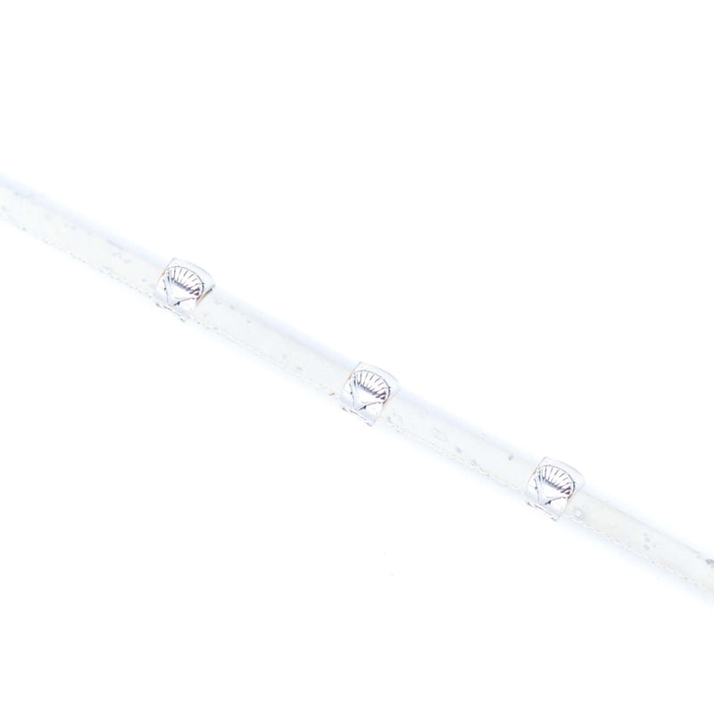 3mm White Round Cork Cord COR-646(10 meters)
