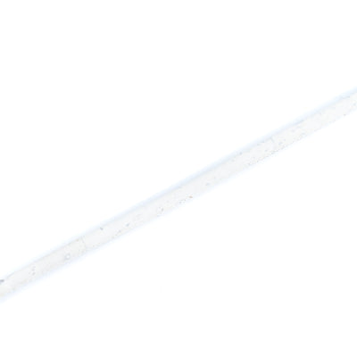 White 3mm round cork cord COR-649(10 meters)