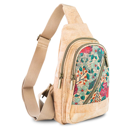 Cork Mosaic Sling Bag — BAG-2410