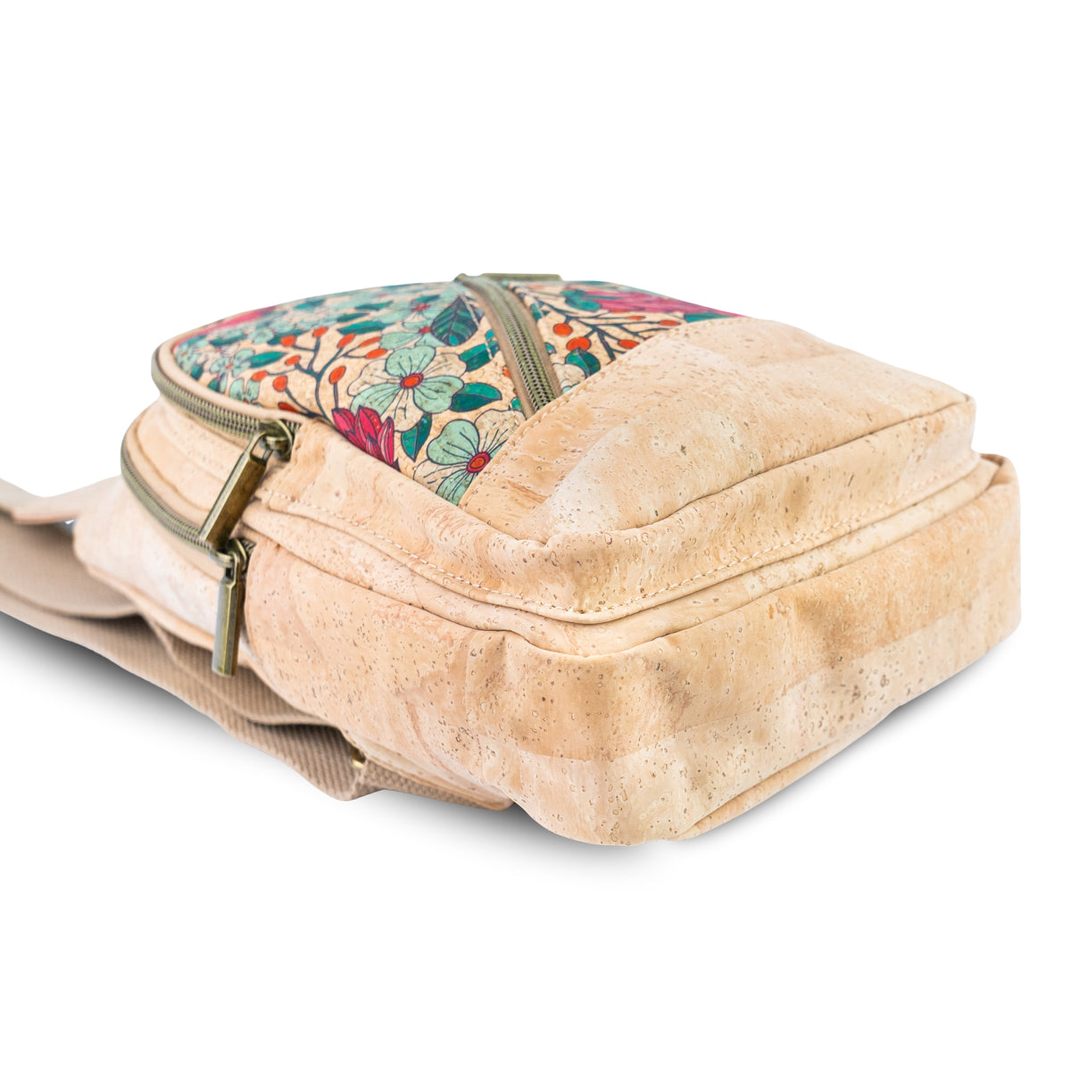 Cork Mosaic Sling Bag — BAG-2410