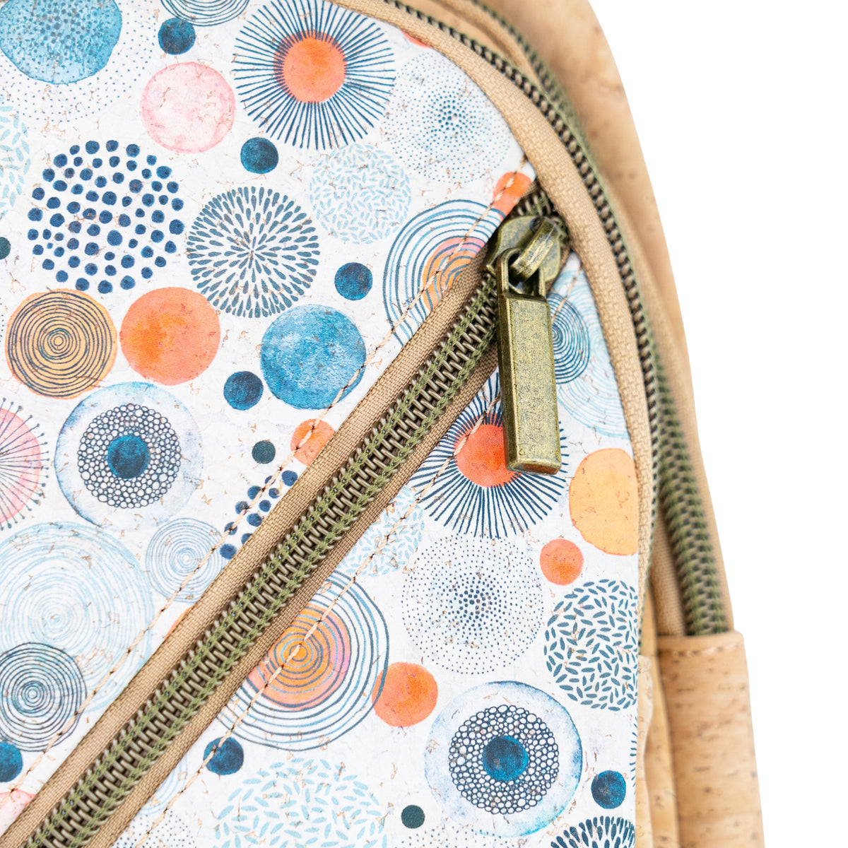 Cork Mosaic Sling Bag — BAG-2410