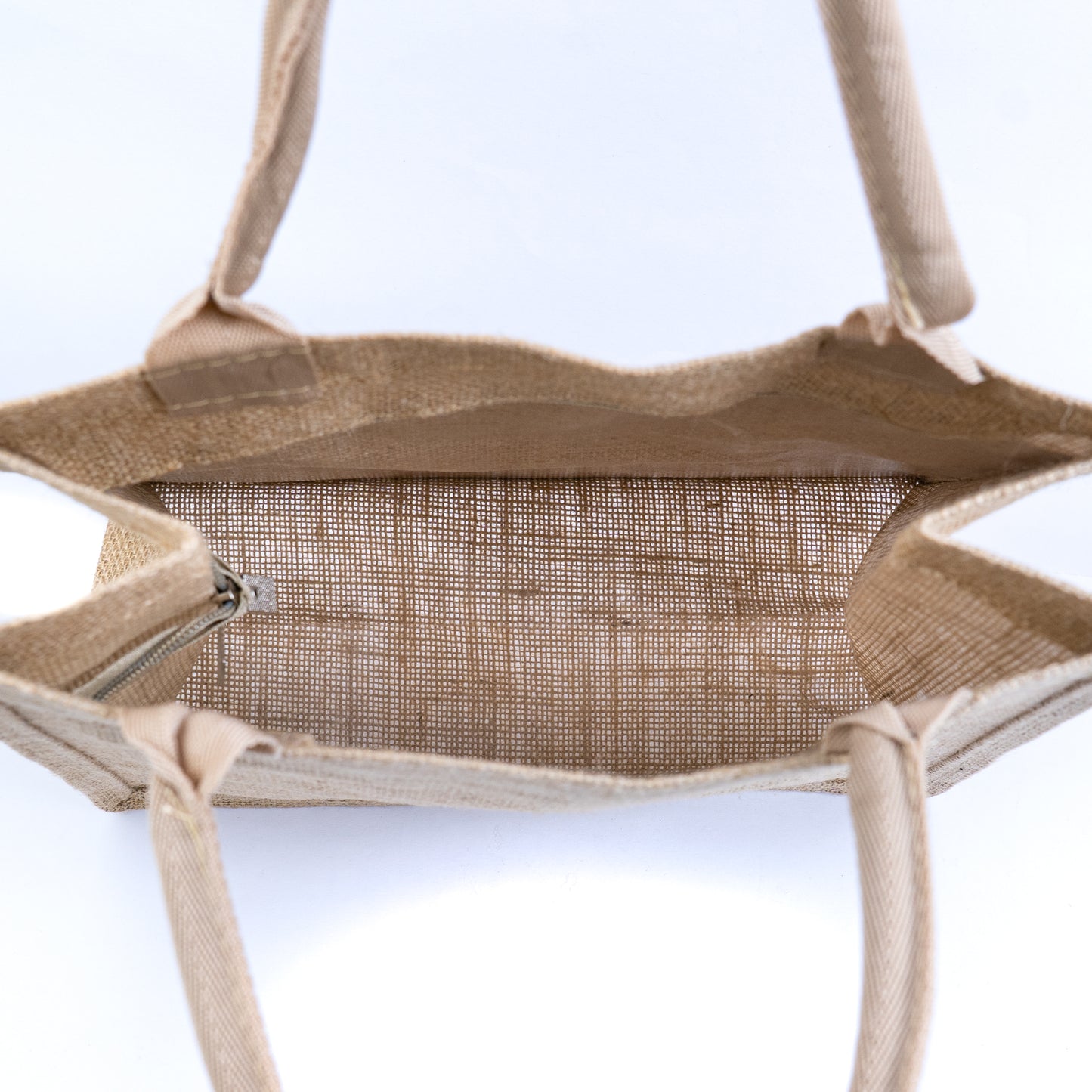 Floral Cork & Jute Tote Handbag BAG-2381