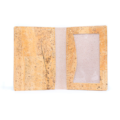 Slim Cork Card Wallet with ID Window BAGP-251A（5units）