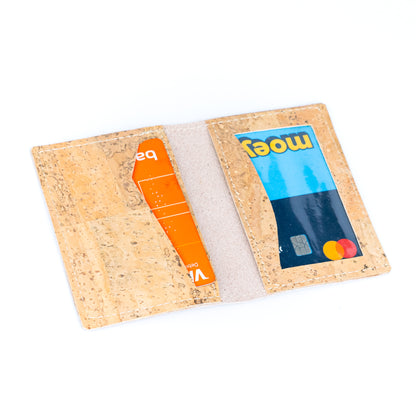 Slim Cork Card Wallet with ID Window BAGP-251A（5units）