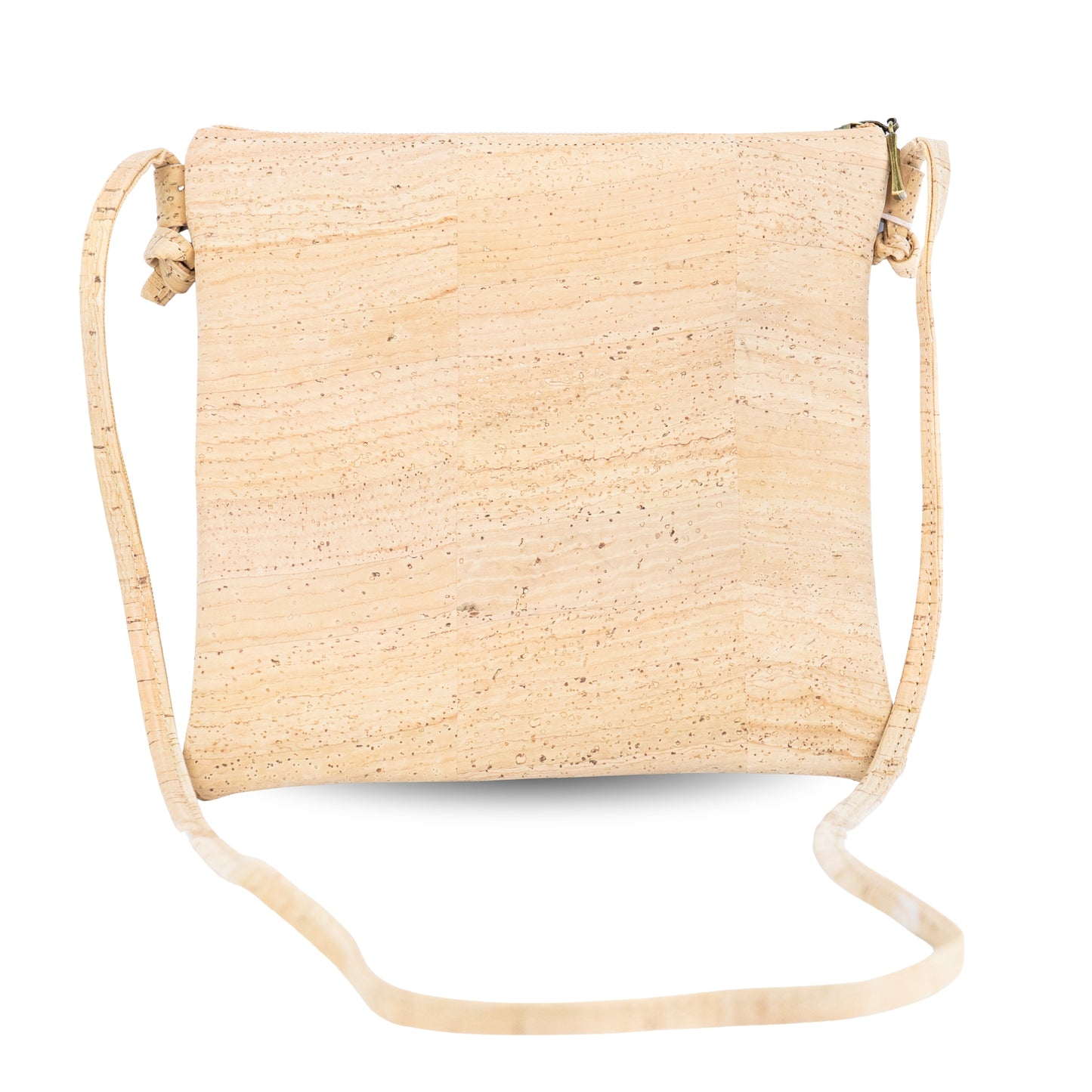 Eco-Friendly Cork Crossbody Bag with Marble Print - Vegan Leather Shoulder Bag BAGP-319-D