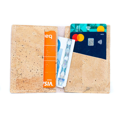 Slim Cork Card Holder Wallet BAGP-229A（5units）
