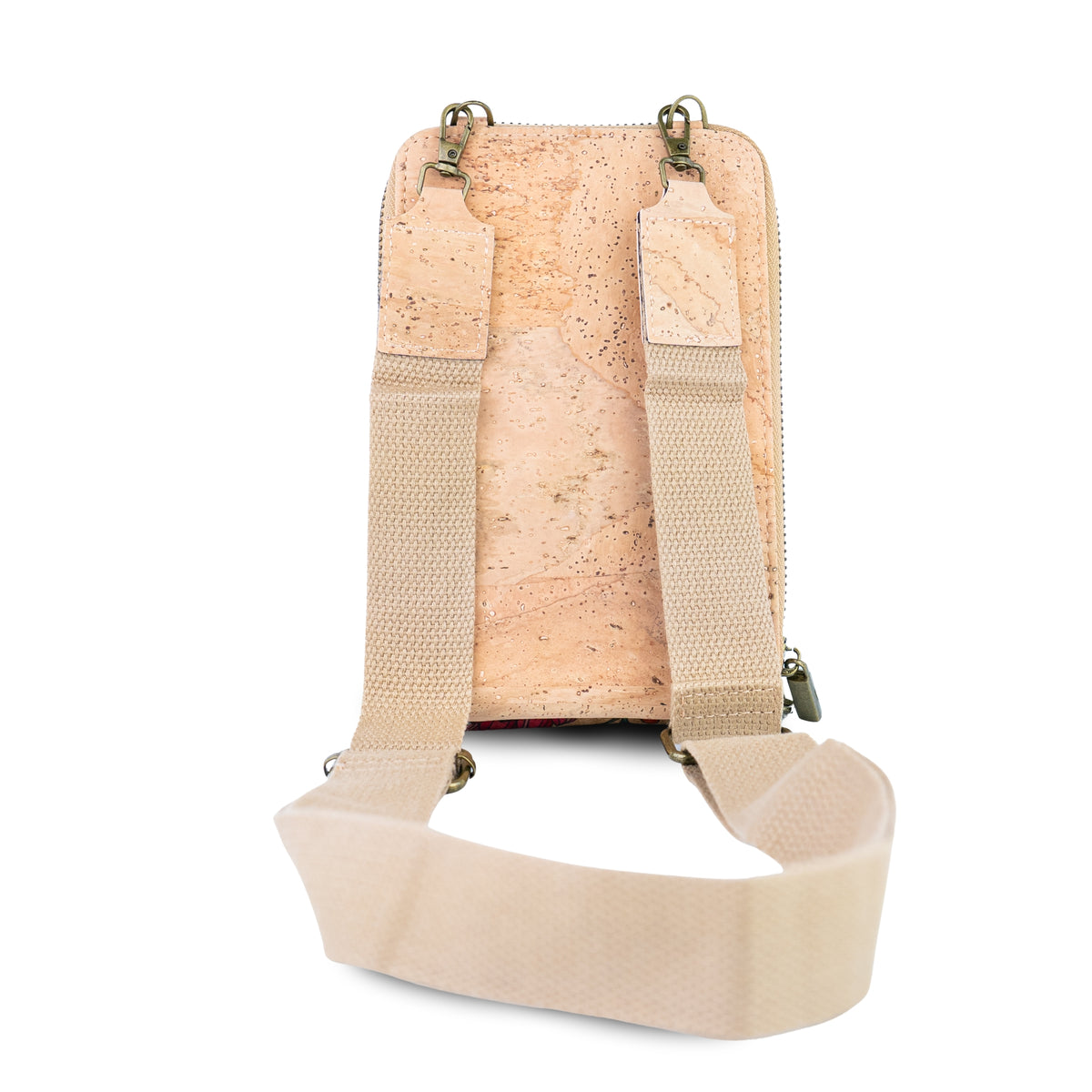 Cork Bloom Crossbody Phone Bag & Coin Purse — BAG-2411