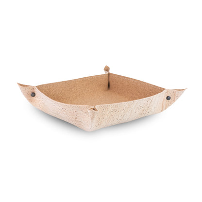 5pcs |Cork Catchall Tray Valet Tray in Natural Cork L-1193
