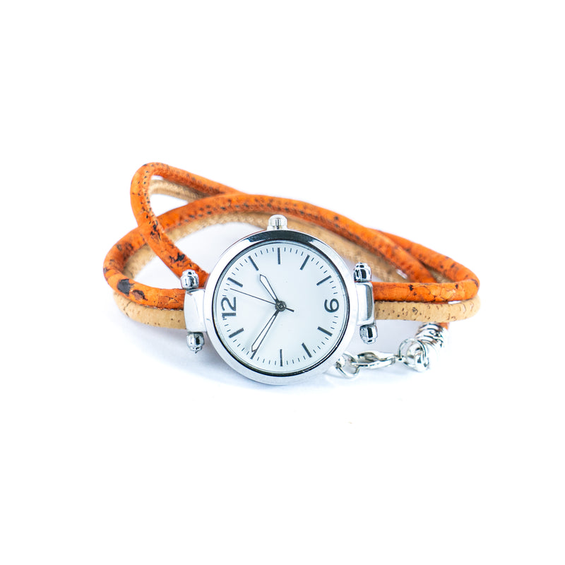 Stylish Casual Watch with Natural Cork Watch Strap WA-427