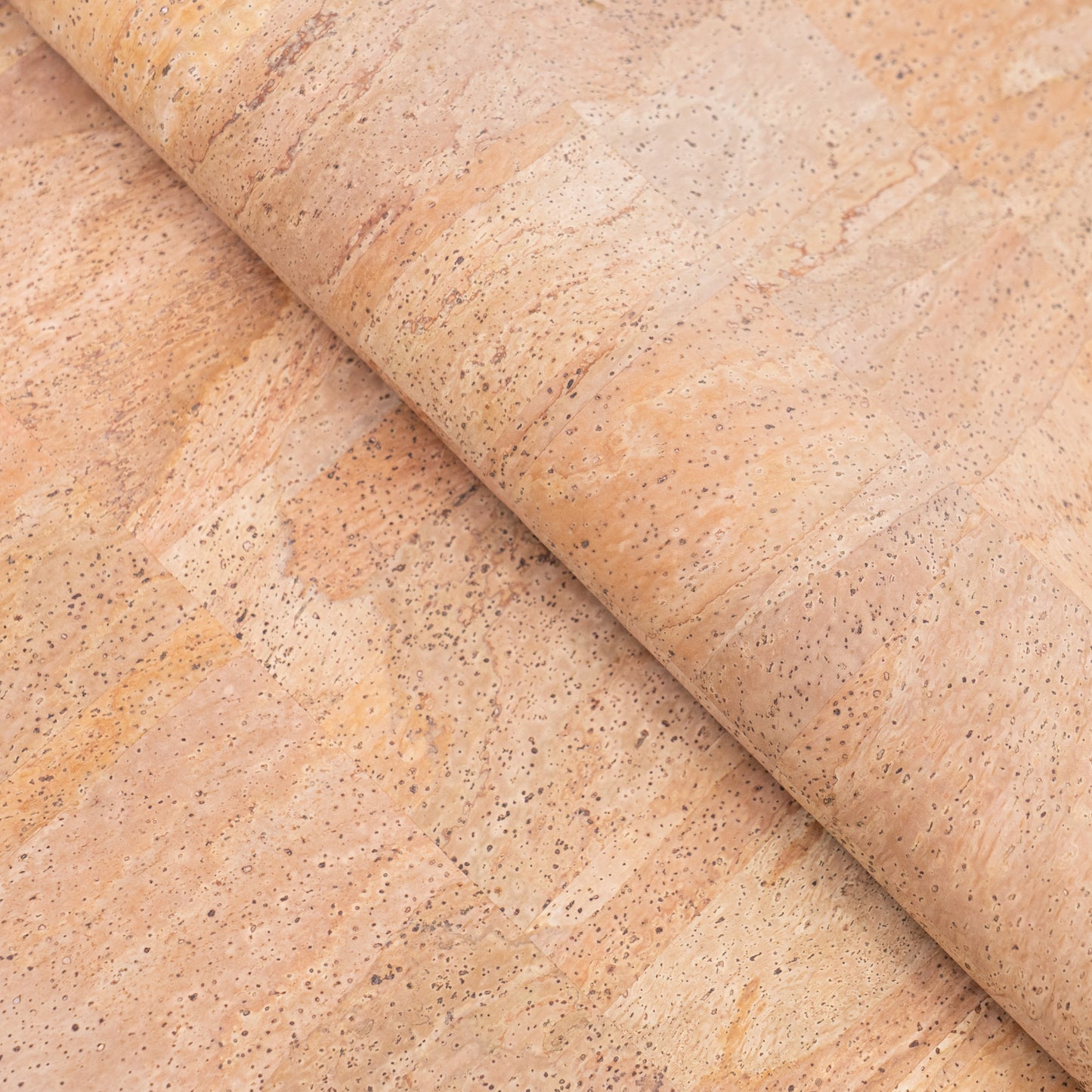 Extra Thick Natural Cork Fabric with Microfiber Backing | 1.4 mm Vegan Leather COF-689