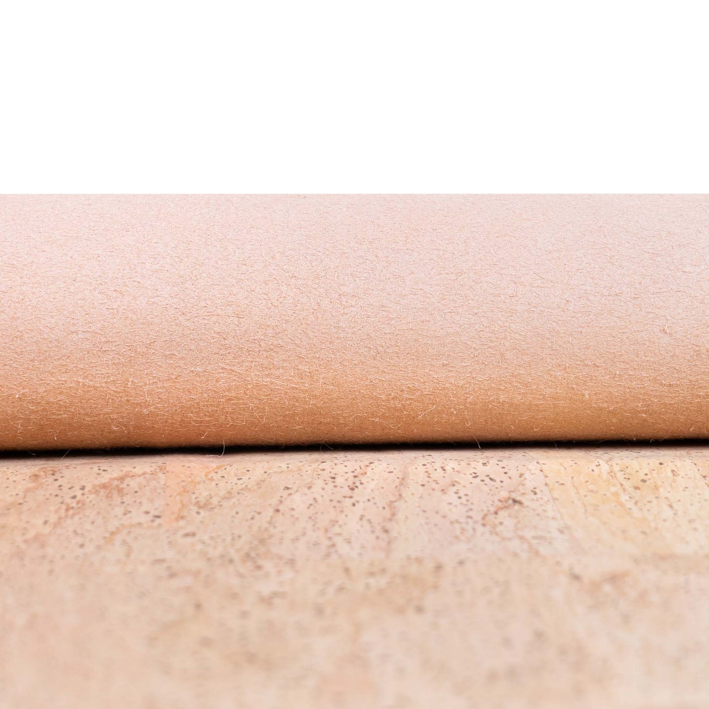 Extra Thick Natural Cork Fabric with Microfiber Backing | 1.4 mm Vegan Leather COF-689