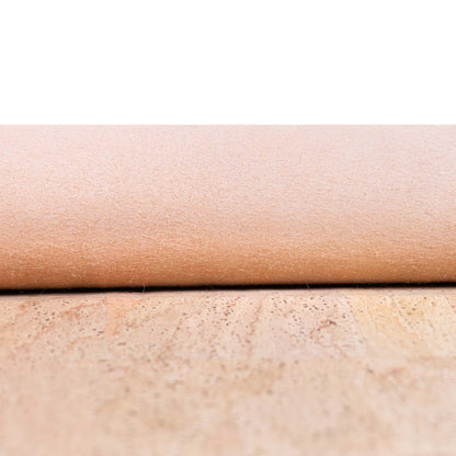 Extra Thick Natural Cork Fabric with Microfiber Backing | 1.4 mm Vegan Leather COF-689