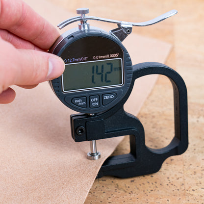 Extra Thick Natural Cork Fabric with Microfiber Backing | 1.4 mm Vegan Leather COF-689