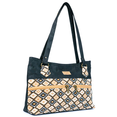 Eco-Friendly Cork Shoulder Handbag for Women – BAGP-305