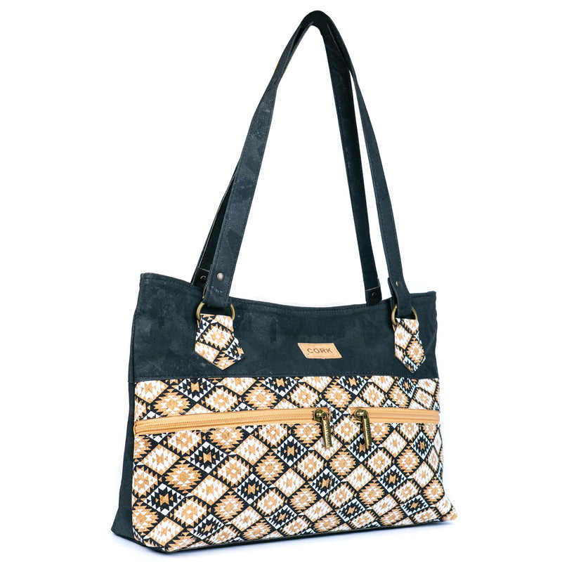Eco-Friendly Cork Shoulder Handbag for Women – BAGP-305