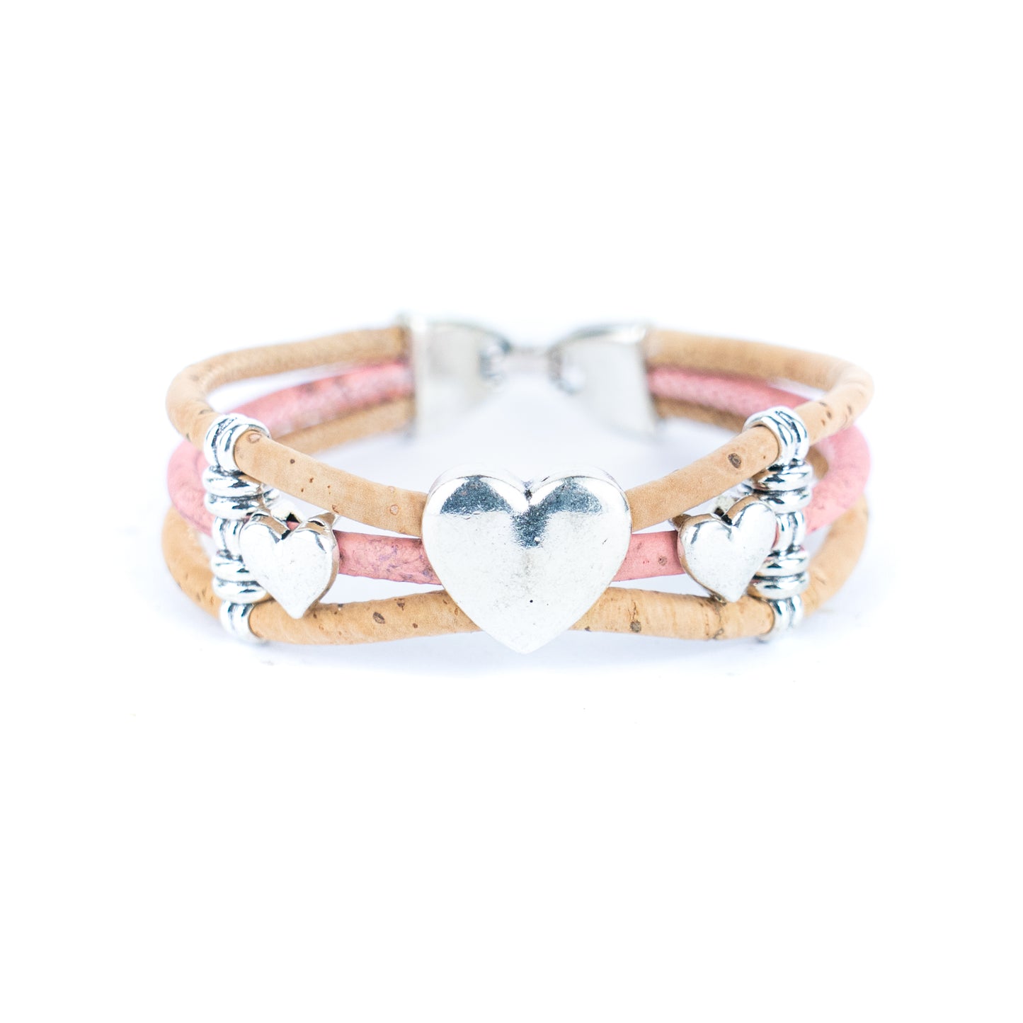 Hearty-Colorful cork bracelet BR-439-MIX-5