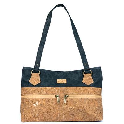 Eco-Friendly Cork Shoulder Handbag for Women – BAGP-305