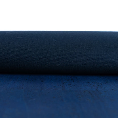 Premium Solid Blue Cork Fabric COF-128-D