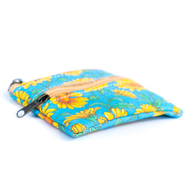 Compact Natural Cork Coin Purse BAGP-332(5units)