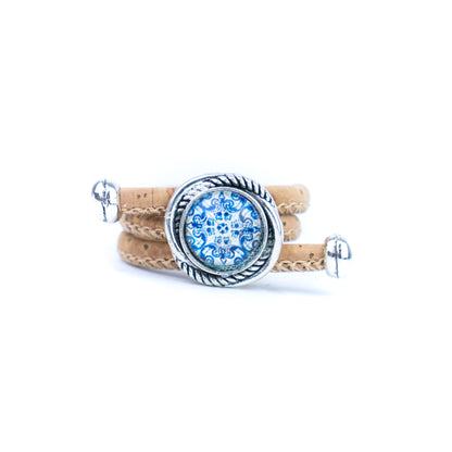 Cork Vintage Ring Set (10 rings | Random Mixed Colors) R-002-MIX-10（random）