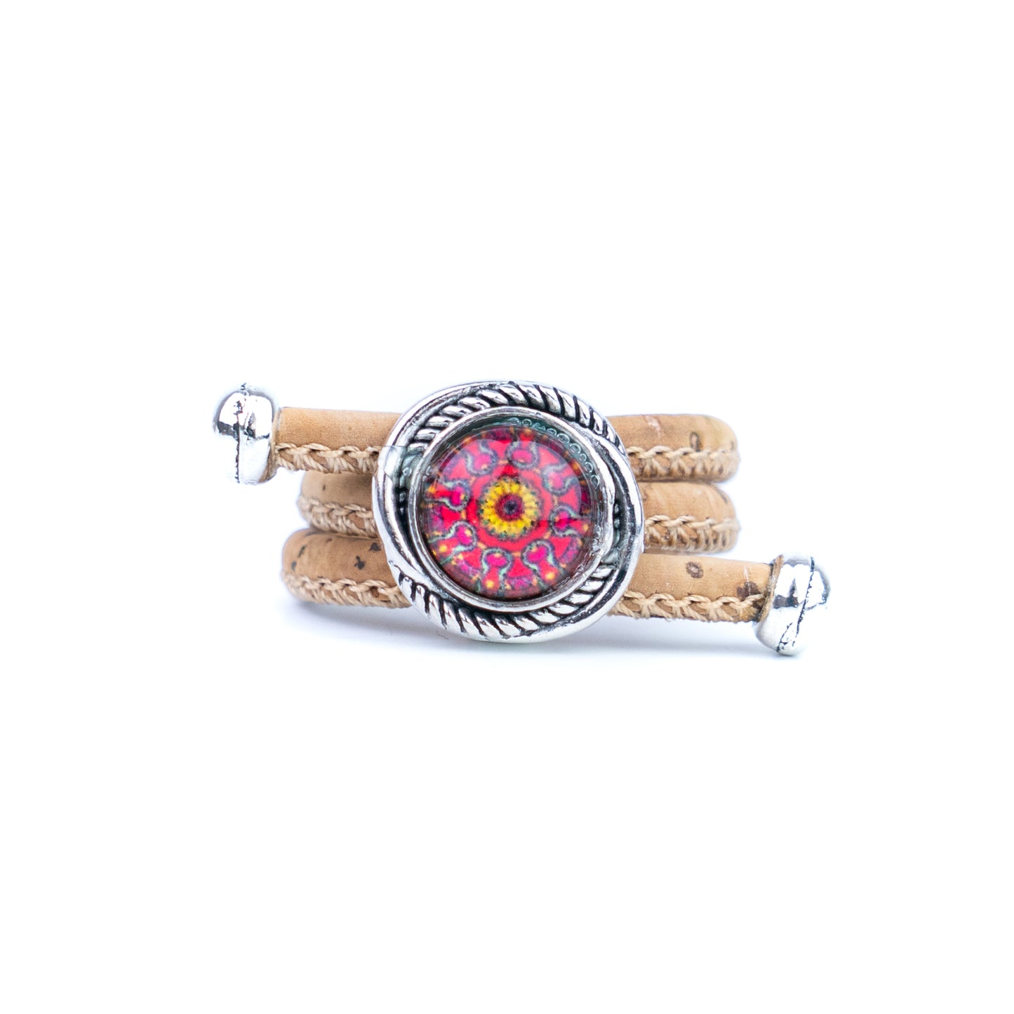 Cork Vintage Ring Set (10 rings | Random Mixed Colors) R-002-MIX-10（random）