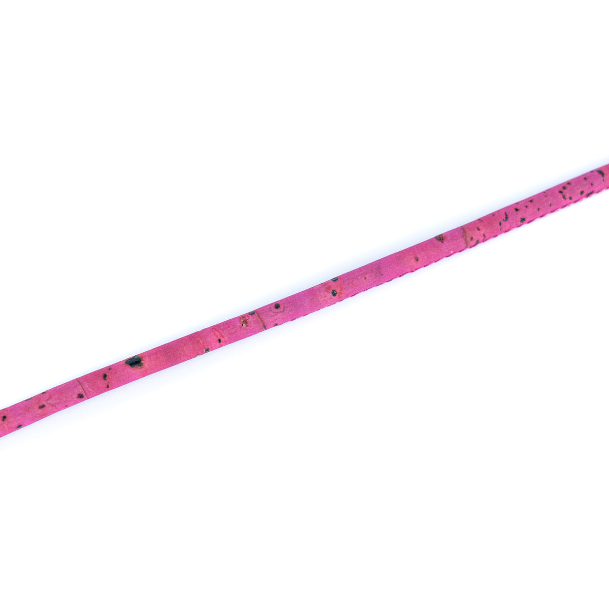 3mm Round Cork Cord - Fuchsia - COR-679 (10 Meters)