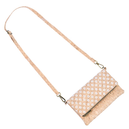 Vegan Cork Mini Crossbody Clutch BAG-2373