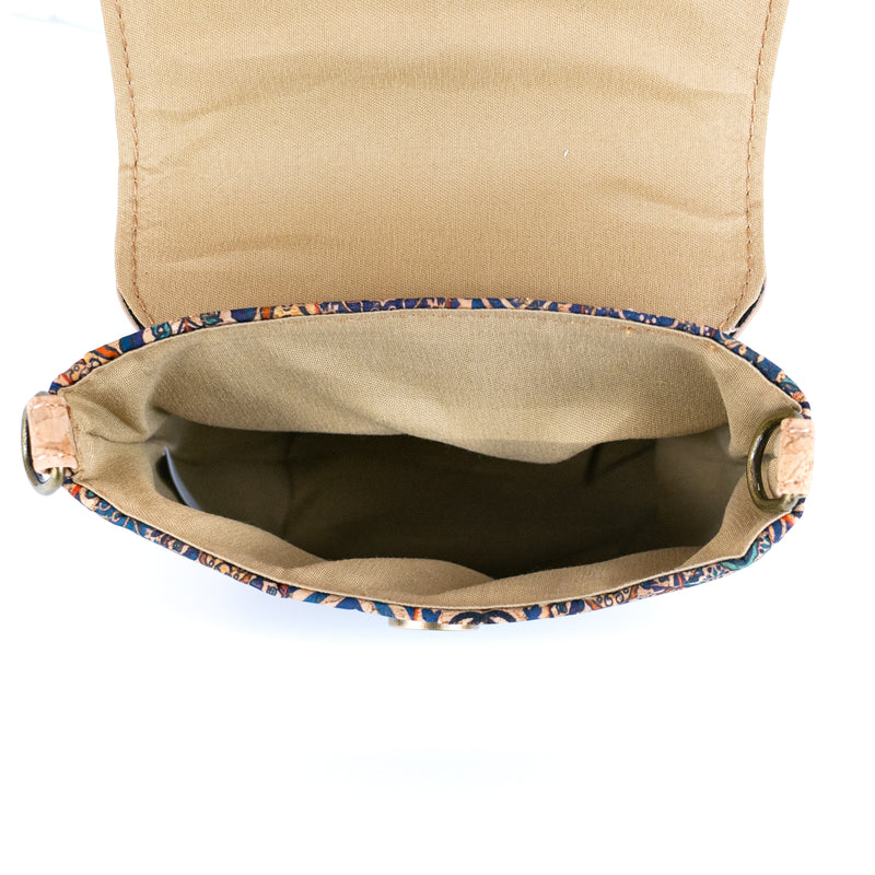 12 UNITS - Mixed Mosaic Cork Crossbody Bags BAGD-616-MIX-12