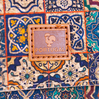 12 UNITS - Mixed Mosaic Cork Crossbody Bags BAGD-616-MIX-12