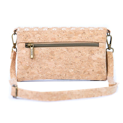 Vegan Cork Mini Crossbody Clutch BAG-2373