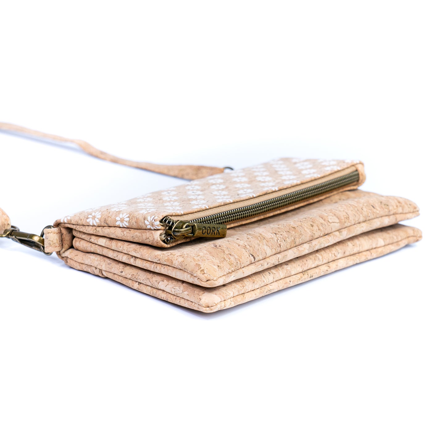Vegan Cork Mini Crossbody Clutch BAG-2373