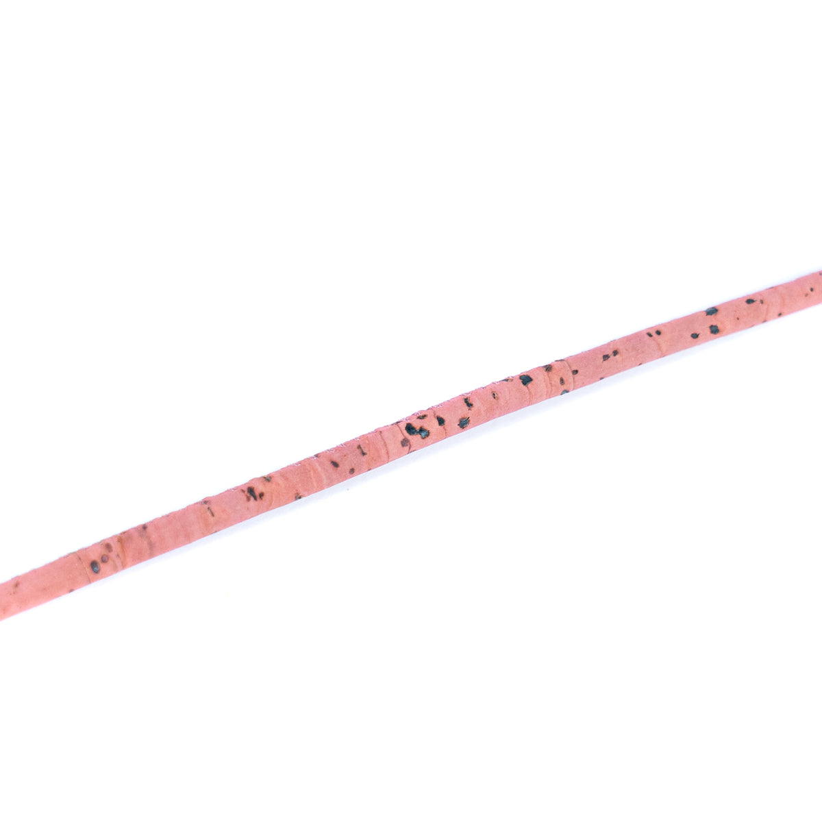 3mm Round Cork Cord - Salmon Pink - COR-377E (10 Meters)
