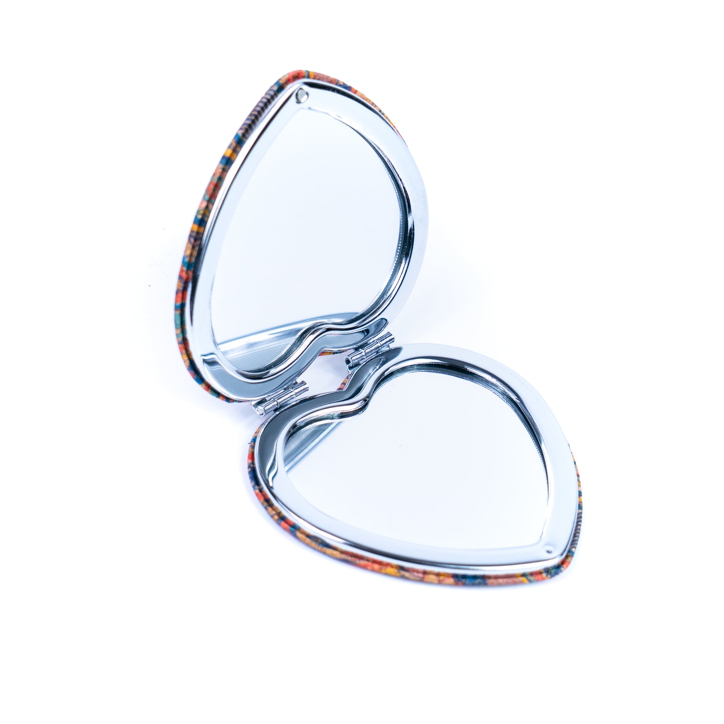 Heart-Shaped Natural Cork Compact Mirror (12-Pack) L-1174-12