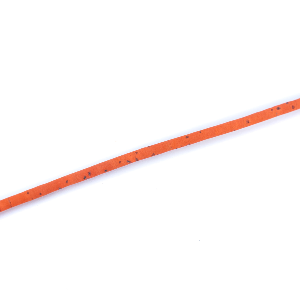 3mm Round Cork Cord - Orange - COR-542C (10 Meters)