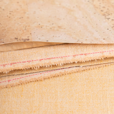 Premium Solid Natural Cork Fabric COF-180-G