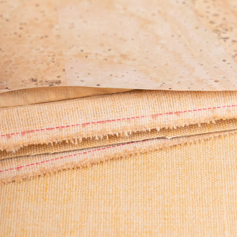Premium Solid Natural Cork Fabric COF-180-G
