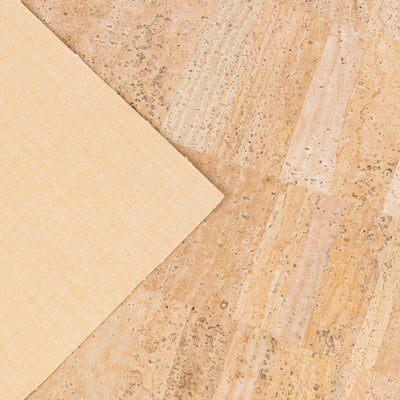 Premium Solid Natural Cork Fabric COF-180-G