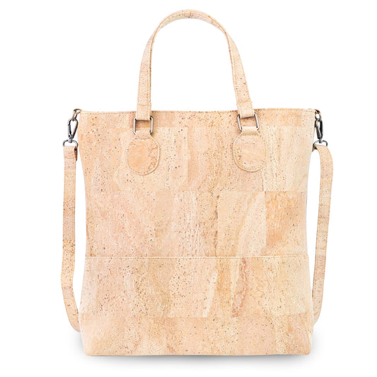 Natural Cork Tote Bag with Detachable Strap BAGP-401