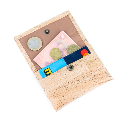 Minimalist Cork Wallet  Card & Coin Holder BAGP-233A（5units）