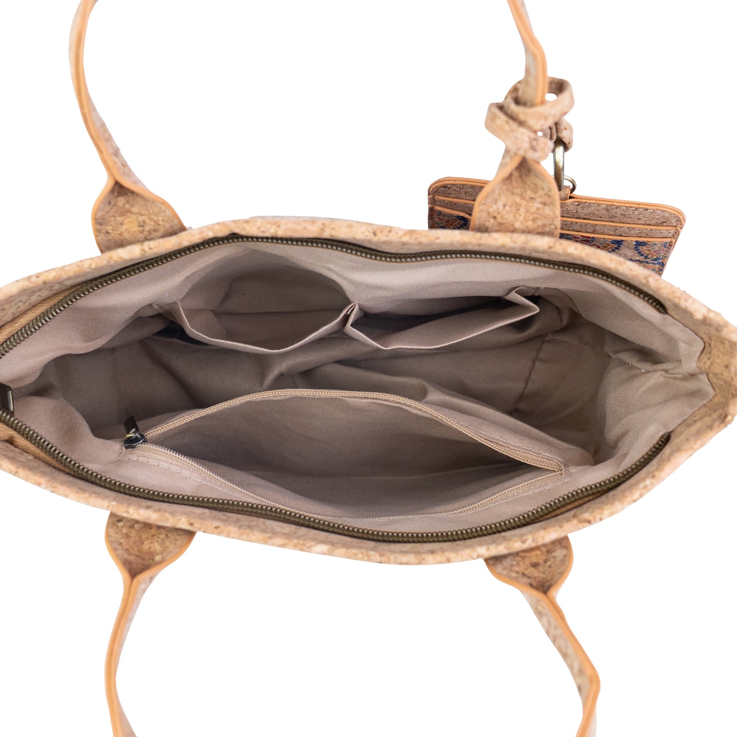 Cork Handbag & Crossbody with Detachable Card Holder — BAGD-627