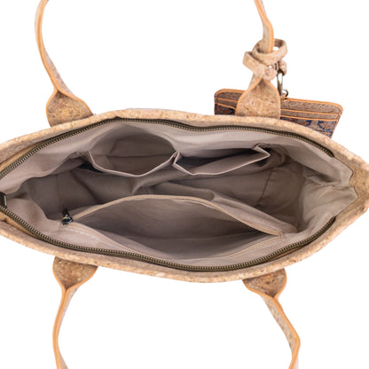 Cork Handbag & Crossbody with Detachable Card Holder — BAGD-627