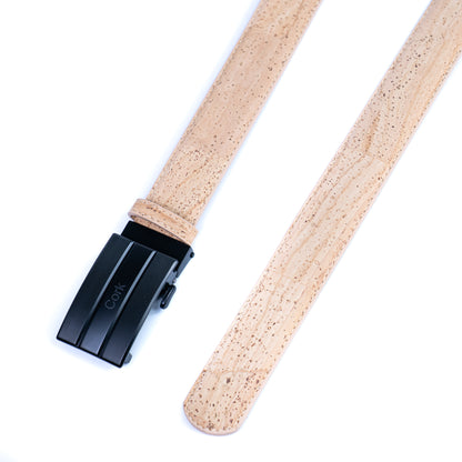 Men’s Adjustable Cork Belt with Automatic Buckle L-1167