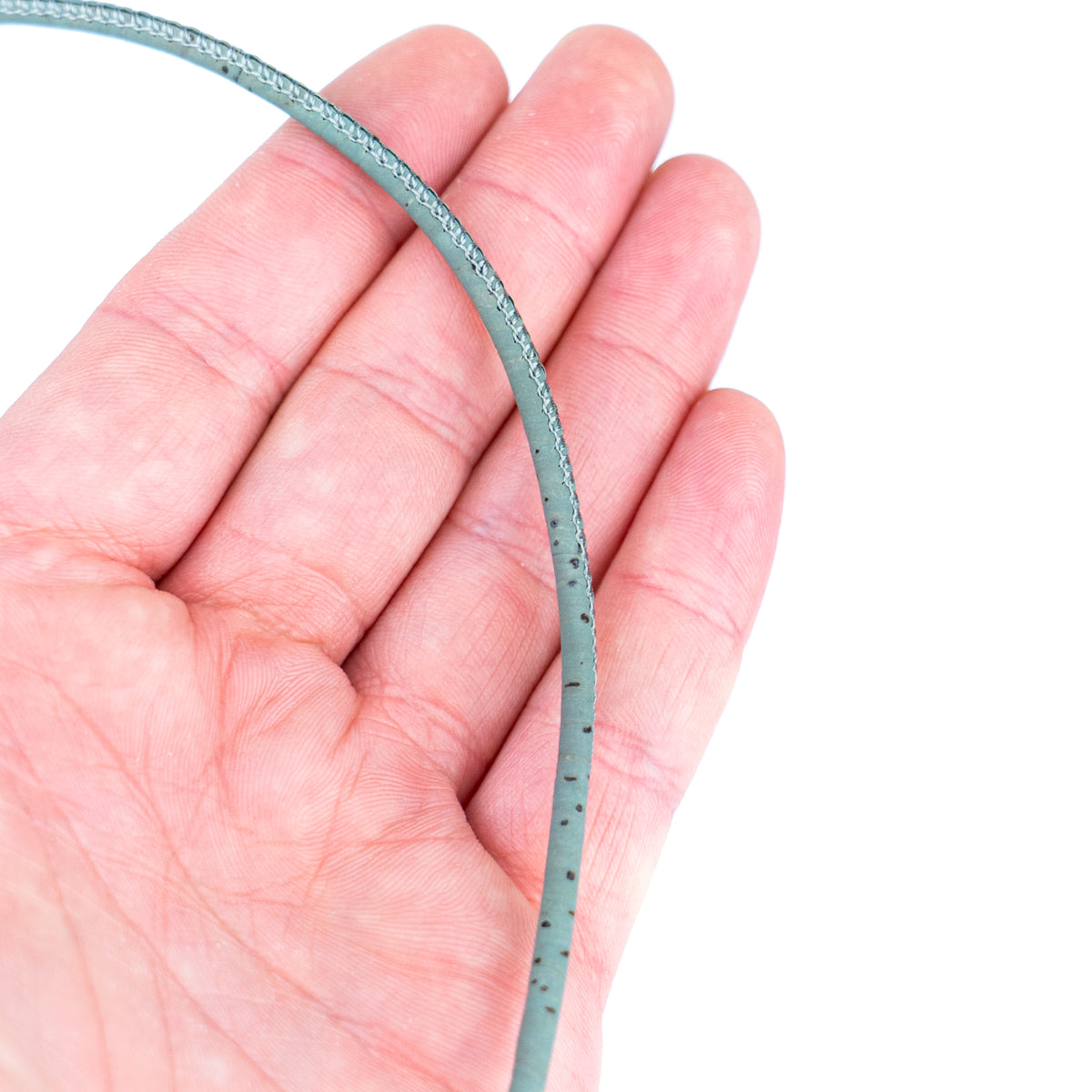 3mm Round Cork Cord - Light Blue - COR-670 (10 Meters)