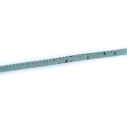 3mm Round Cork Cord - Light Blue - COR-670 (10 Meters)