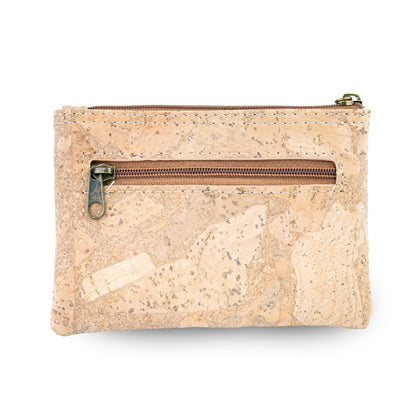 Pack of 6 Printed Cork Wallets with Zip Coin Pocket BAGD-664-MIX-6