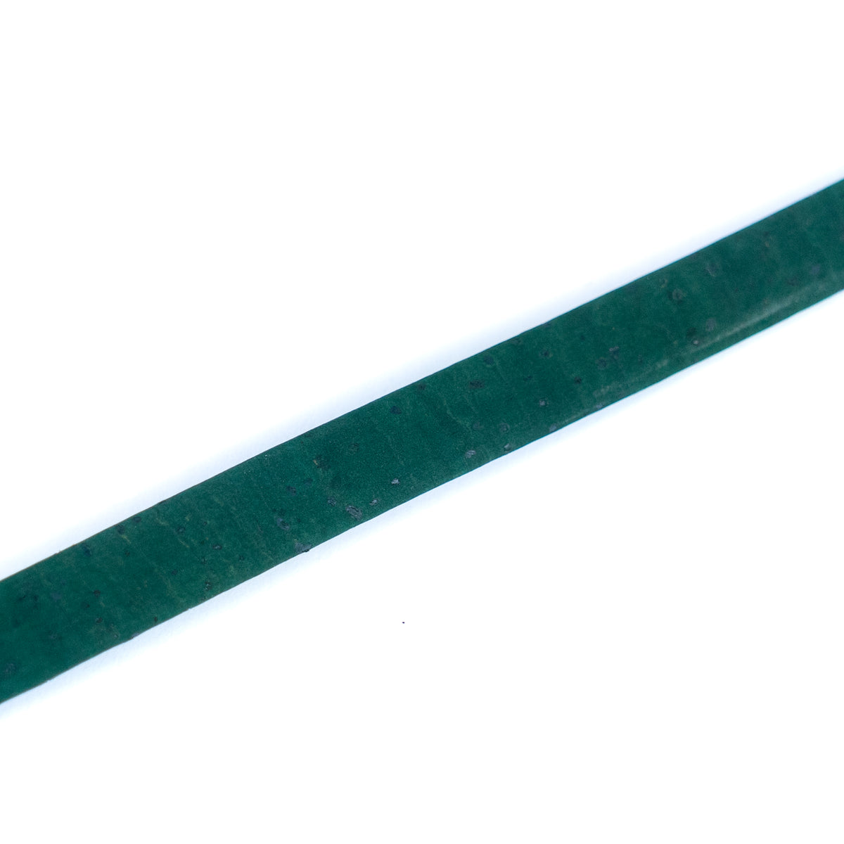 10mm Flat Cork Cord - Dark Green - COR-440B (10 Meters)