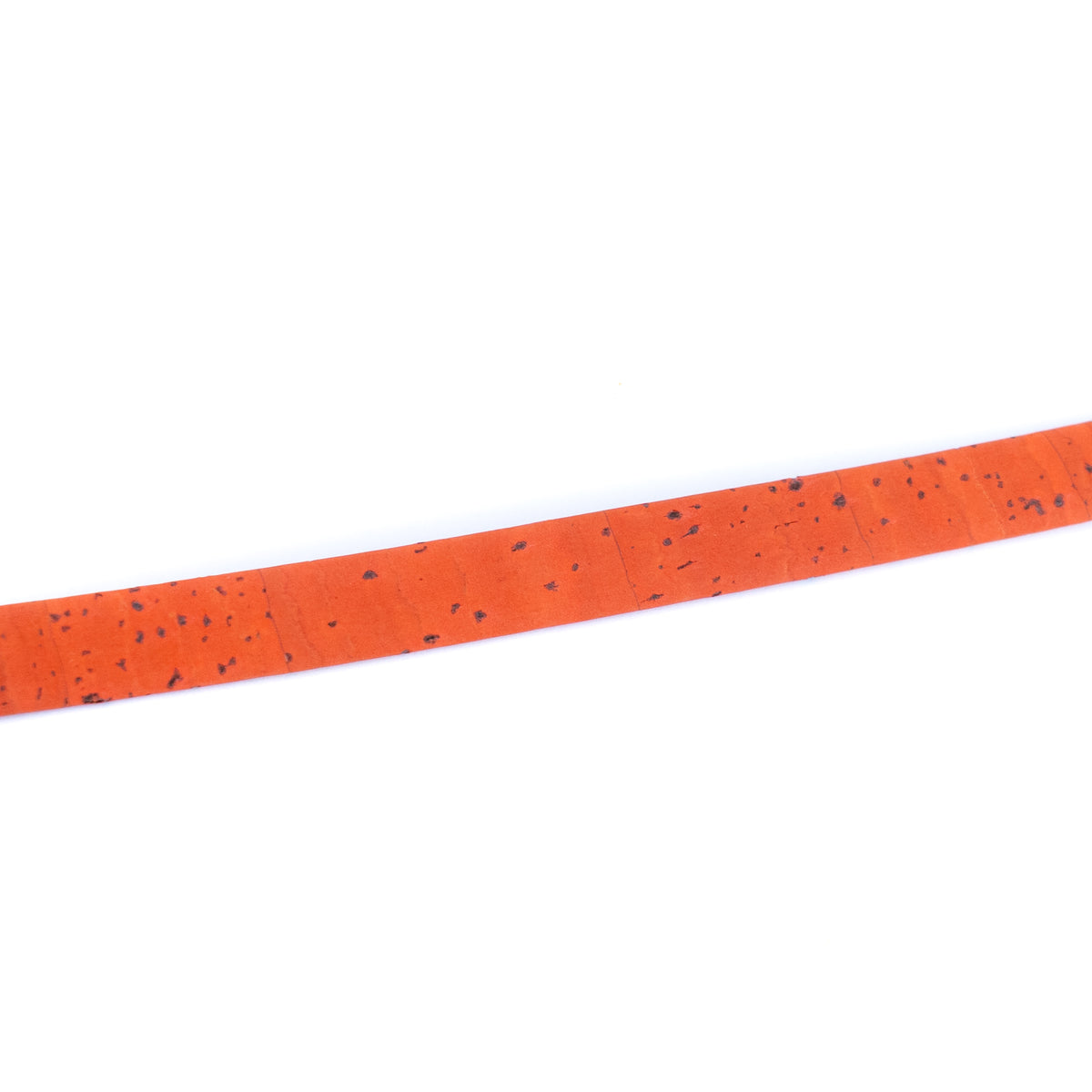 10mm Flat Cork Cord - Orange - COR-654 (10 Meters)